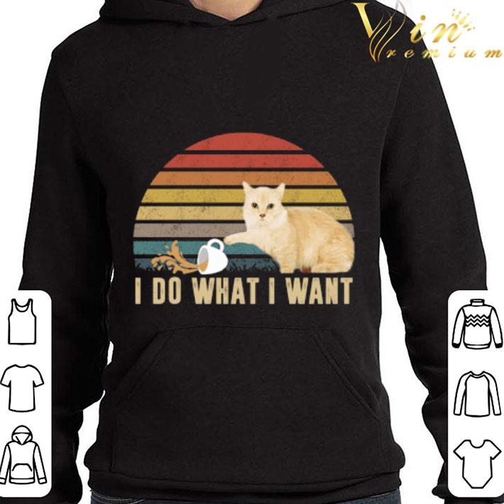 British cat I do what I want vintage shirt 3 British cat I do what I want vintage shirt