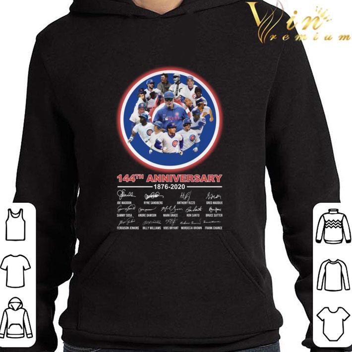 Chicago Cubs 144th anniversary 1876-2020 signatures shirt 3 Chicago Cubs 144th anniversary 1876-2020 signatures shirt