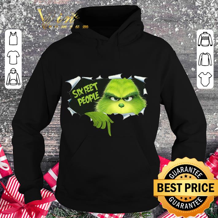Funny Grinch Torn Paper Six Feet People shirt 3 Funny Grinch Torn Paper Six Feet People shirt