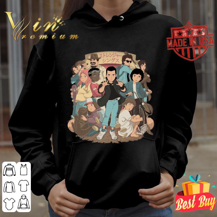 Original Stranger Things 2 all character Anime shirt 3 Original Stranger Things 2 all character Anime shirt