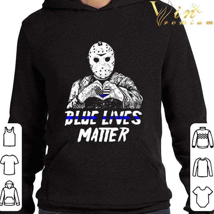 Jason Voorhees Blue Lives Matter Thin Blue Line shirt