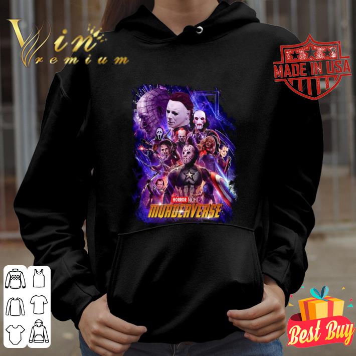 Hot Horror Night murderverse Avengers mashup Horror Characters Halloween shirt 3 Hot Horror Night murderverse Avengers mashup Horror Characters Halloween shirt