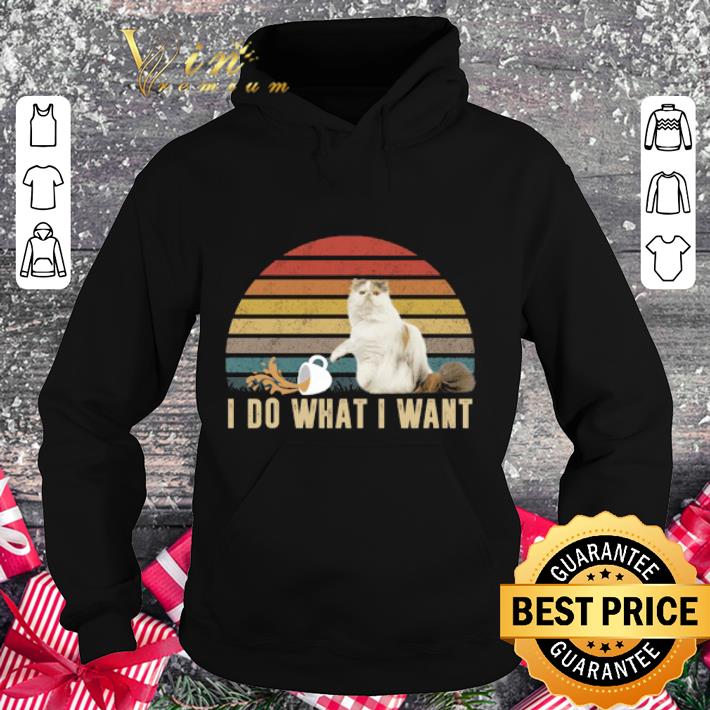 Premium Persian cat I Do What I Want Vintage shirt 3 Premium Persian cat I Do What I Want Vintage shirt