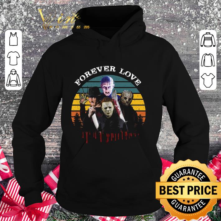 Premium Vintage Forever Love Horror Characters shirt 3 Premium Vintage Forever Love Horror Characters shirt
