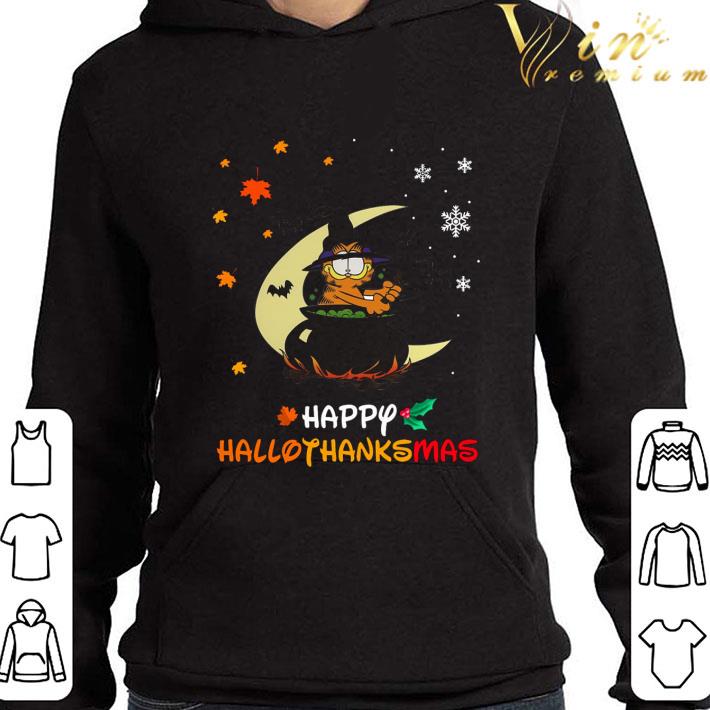 Garfield Happy HalloThanksMas shirt 3 Garfield Happy HalloThanksMas shirt