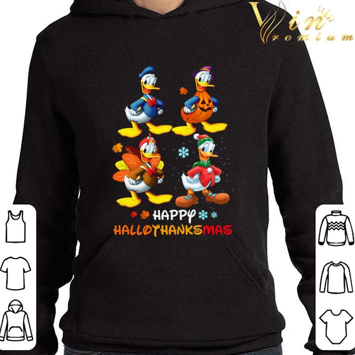 Disney Donald Duck Pumpkin Turkey gift Xmas Happy HalloThanksMas shirt 3 Disney Donald Duck Pumpkin Turkey gift Xmas Happy HalloThanksMas shirt