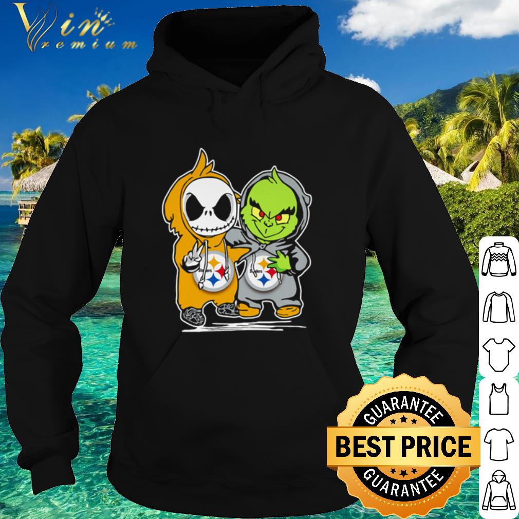 Official Pittsburgh Steelers Baby Jack Skellington and Baby Grinch shirt