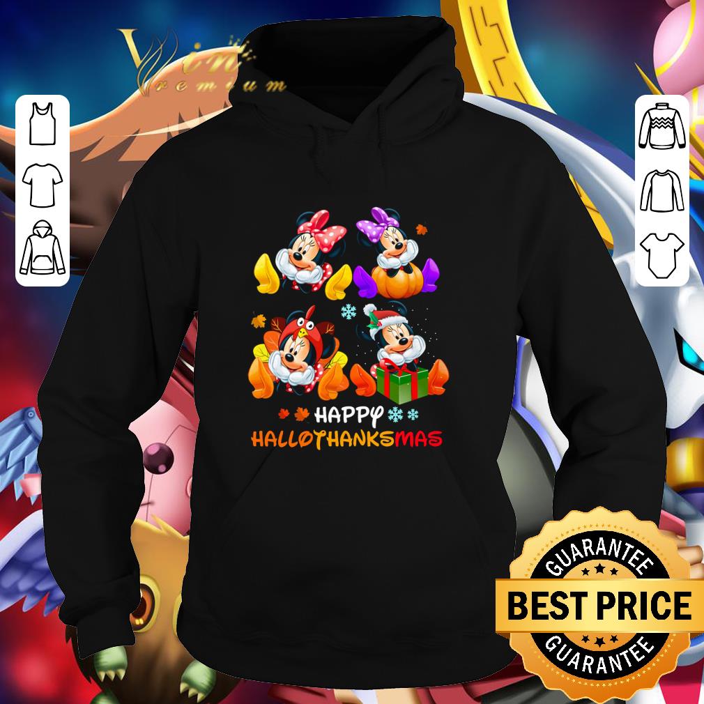 Hot Disney Minnie Mouse Happy HalloThanksMas Halloween Christmas shirt 3 Hot Disney Minnie Mouse Happy HalloThanksMas Halloween Christmas shirt