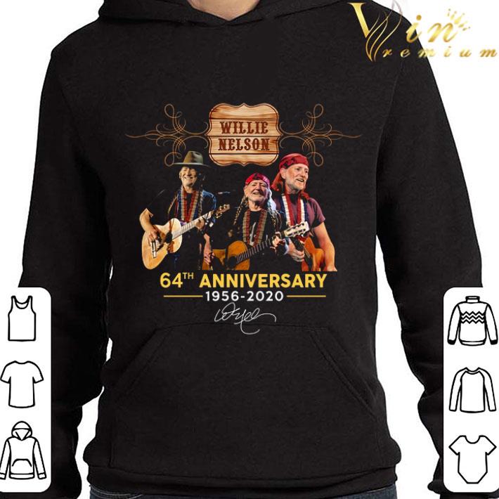 Willie Nelson 64th anniversary 1956-2020 signatures shirt 3 Willie Nelson 64th anniversary 1956-2020 signatures shirt