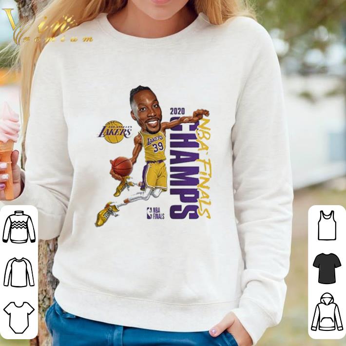Top Dwight Howard Team Los Angeles Lakers Branded 2020 NBA Finals Champions shirt