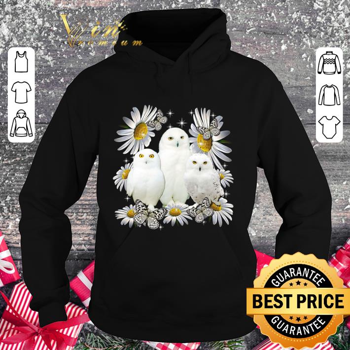 Best White Owls Daisy flowers shirt 3 Best White Owls Daisy flowers shirt