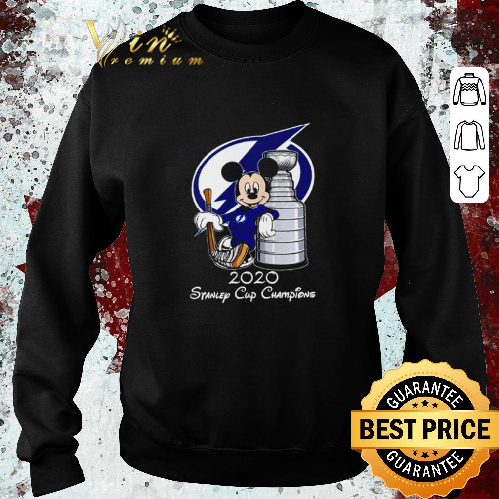 Premium Mickey Mouse Tampa Bay 2020 Stanley Cup Champions shirt