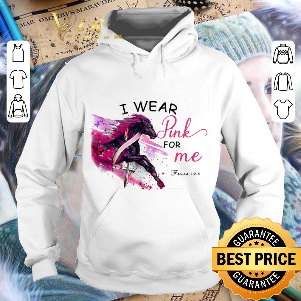 Hot Horse Breast Cancer I Wear Pink For Me shirt 3 Hot Horse Breast Cancer I Wear Pink For Me shirt