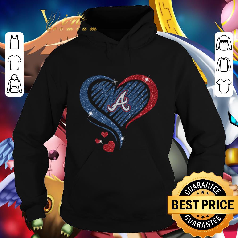 Official Love Atlanta Braves diamond heart shirt