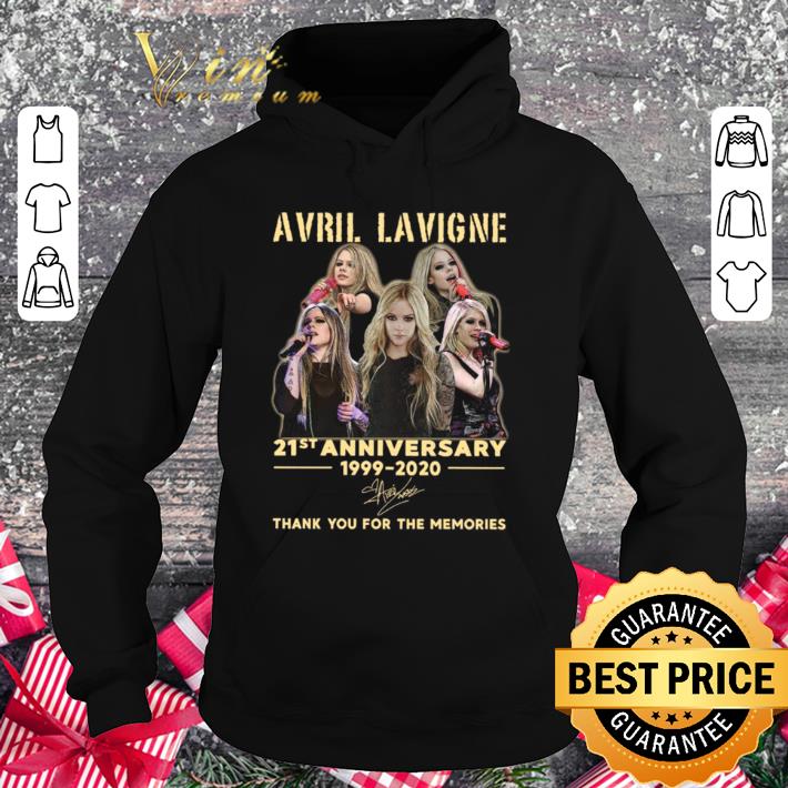 Premium Thank you Avril Lavigne 21st Anniversary 1999-2020 Signature shirt 3 Premium Thank you Avril Lavigne 21st Anniversary 1999-2020 Signature shirt