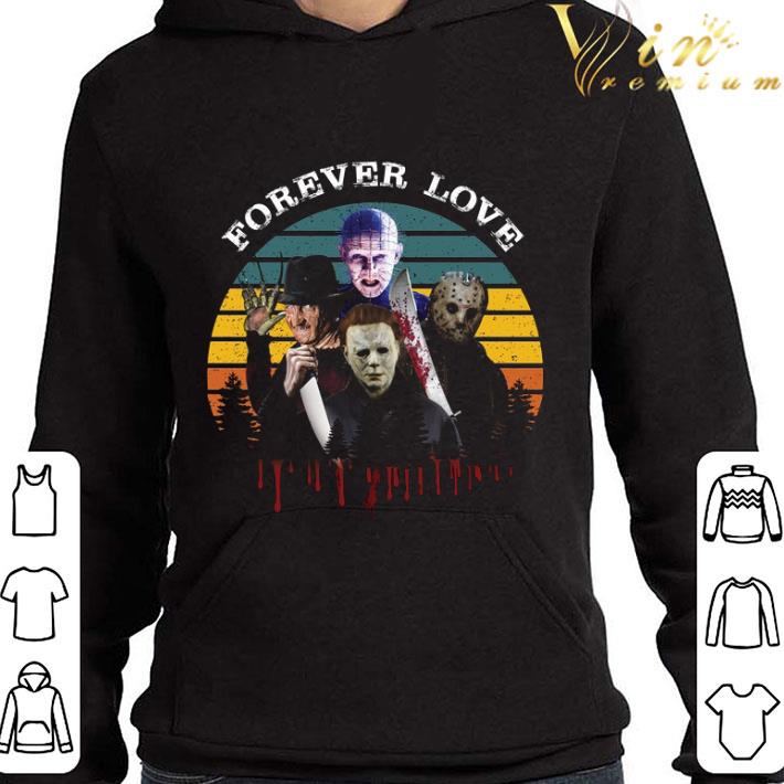 Vintage Forever Love Horror Characters shirt