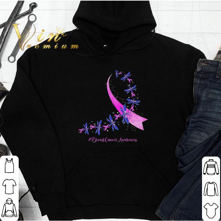 Dragonfly Breast Cancer Awareness tshirt
