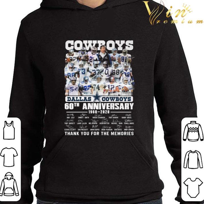 Cowboys Dallas Cowboys 60th anniversary 1960-2020 signatures shirt 3 Cowboys Dallas Cowboys 60th anniversary 1960-2020 signatures shirt