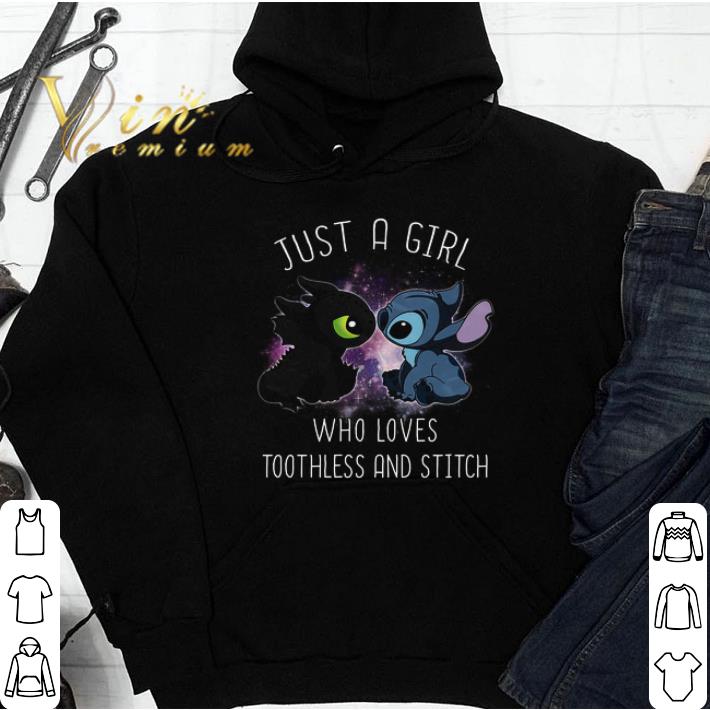 Just A Girl Who Loves Toothless And Stitch tshirt