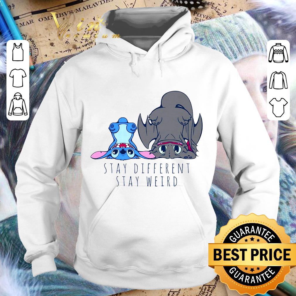 Hot Stitch And Toothless Stay Different Stay Weird shirt 3 Hot Stitch And Toothless Stay Different Stay Weird shirt