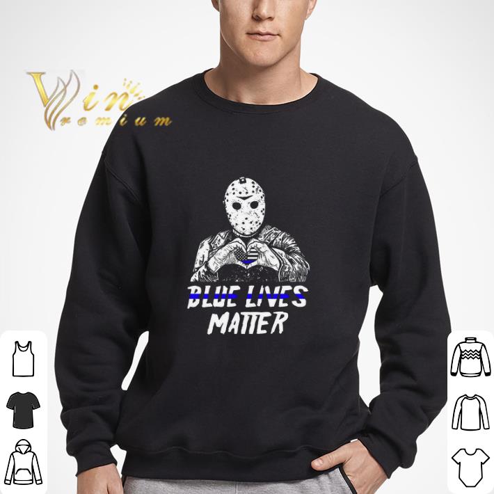 Michael Jacson Heart Blue Lives Matter tshirt