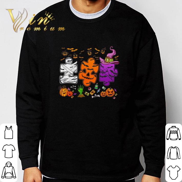 Nice Autism Witch Pumpkin Halloween tshirt sweatshirt
