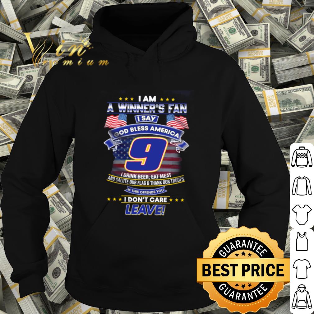 Pretty I am a winner’s fan I say God bless America I drink beer eat mean shirt