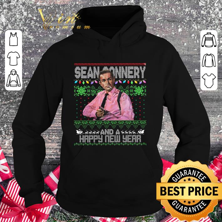 Hot RIP Sean Connery And A Happy New Year Ugly Christmas shirt