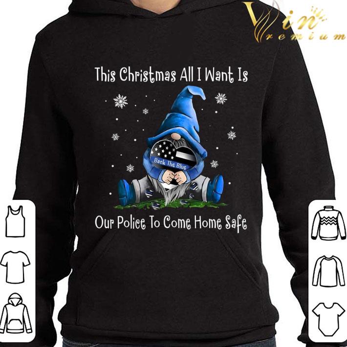 Gnome This Christmas All I Want Is Back The Blue Thin Blue Line shirt 3 Gnome This Christmas All I Want Is Back The Blue Thin Blue Line shirt