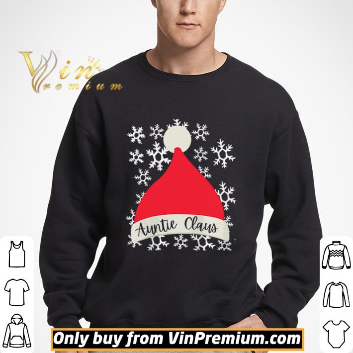 Auntie Claus Santa Hat shirt