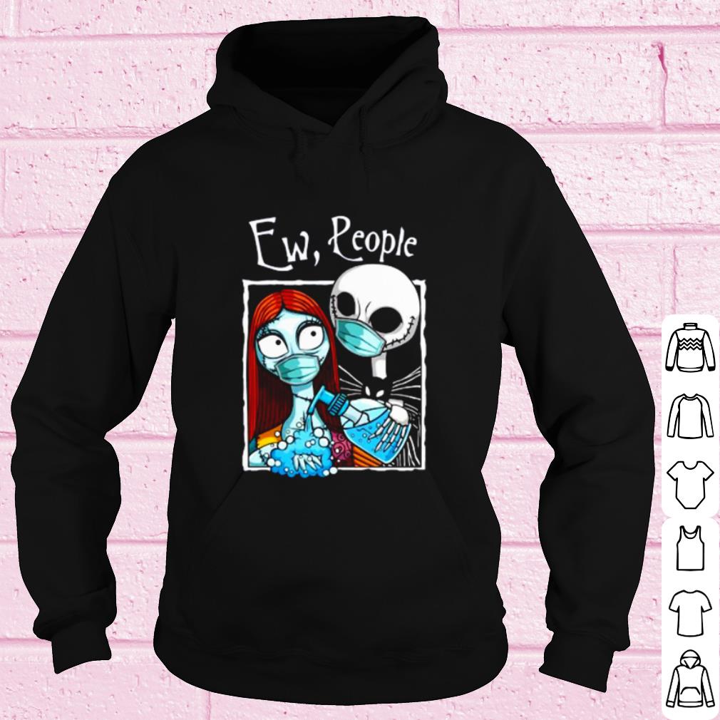 Original Jack and Sally face mask wash hand ew people shirt