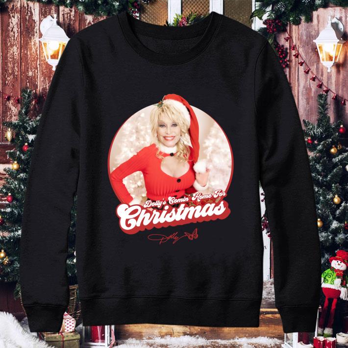 Best Dolly Parton's Comin' Home for Christmas Signature shirt