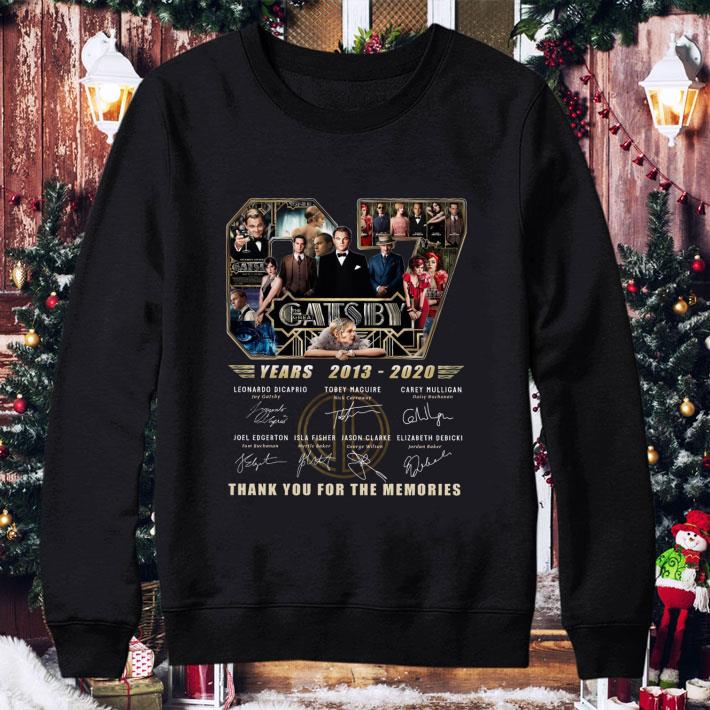 Official 67 years of The Great Gatsby 2013-2020 signatures shirt