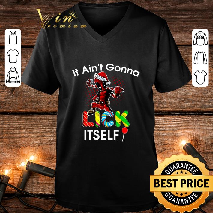 Official Santa Deadpool It Ain't Gonna Lick Itself Christmas shirt
