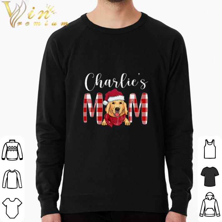 Original German Shepherd Charlie's Mom Santa Christmas shirt sweatshirt