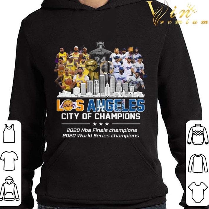 Team Lakers And Dodgers Los Angeles City Of Champions 2020 shirt 3 Team Lakers And Dodgers Los Angeles City Of Champions 2020 shirt