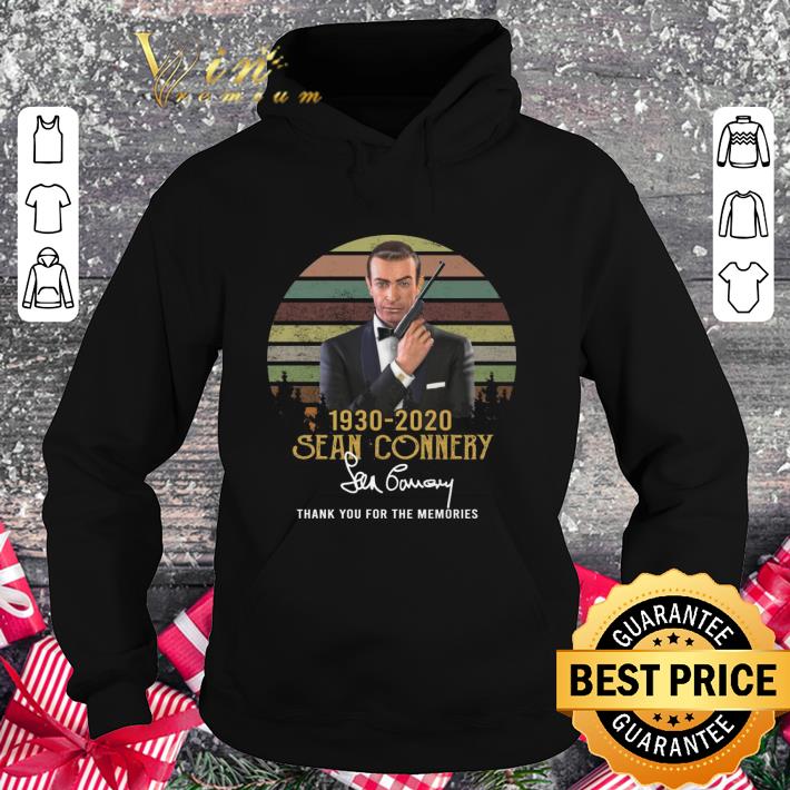 Awesome Vintage 1930-2020 Sean Connery signed thank you for the memories shirt 3 Awesome Vintage 1930-2020 Sean Connery signed thank you for the memories shirt