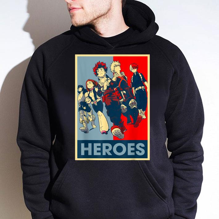 Official Academia Hero My Anime Heroes Art shirt