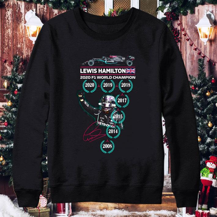 Official Lewis Hamilton Signature 7 Time F1 World Champion 2020 shirt 3 Official Lewis Hamilton Signature 7 Time F1 World Champion 2020 shirt