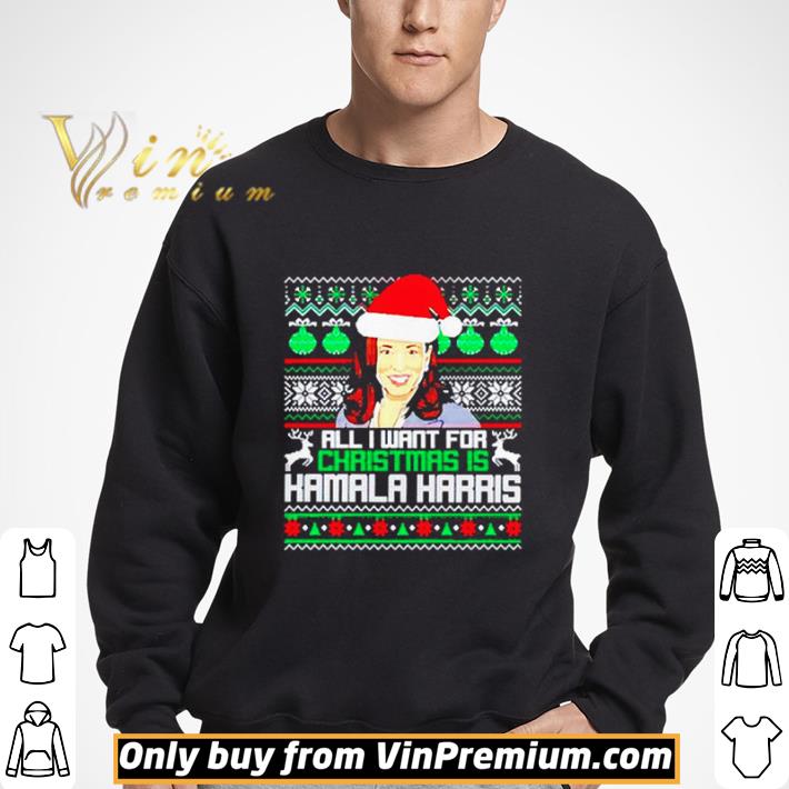 All I want for Christmas is Kamala Harris Santa shirt