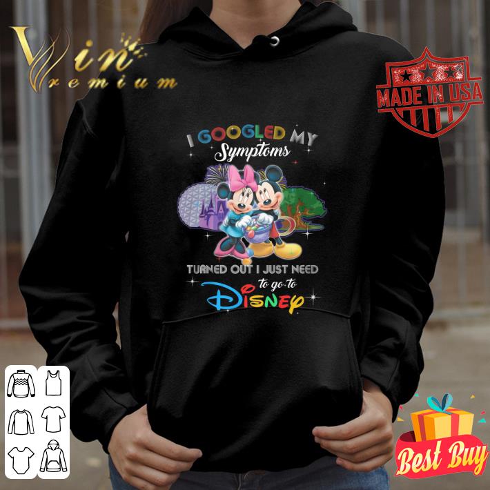 Original Disney Minnie And Mickey Mouse I Googled My Symptoms shirt 3 Original Disney Minnie And Mickey Mouse I Googled My Symptoms shirt