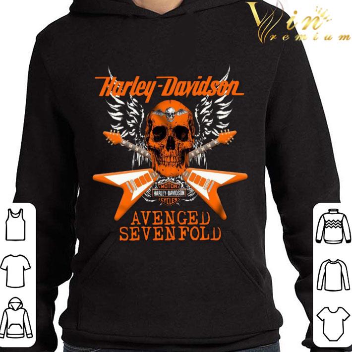 Skull Guitars Motor Harley Davidson Cycles Avenged Sevenfold shirt 3 Skull Guitars Motor Harley Davidson Cycles Avenged Sevenfold shirt