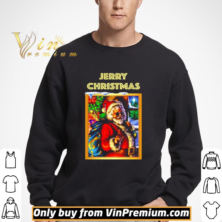Santa Jerry Garcia Jerry Christmas shirt