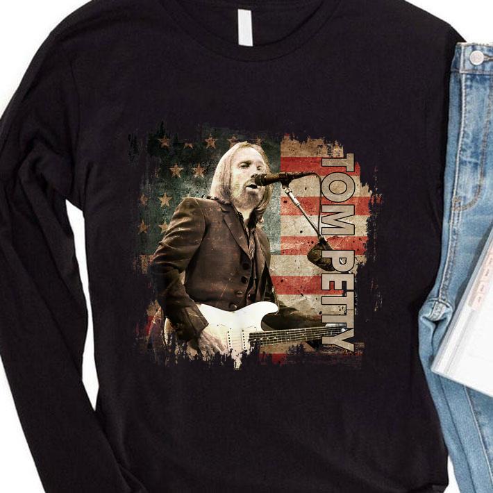 Official Vintage Tom Petty Country Music Retro Flag America shirt