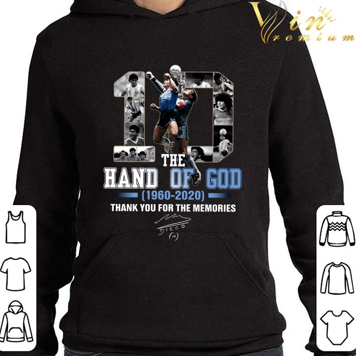 The Hand Of God 1960-2020 Signature Thank You For The Memories shirt 3 The Hand Of God 1960-2020 Signature Thank You For The Memories shirt