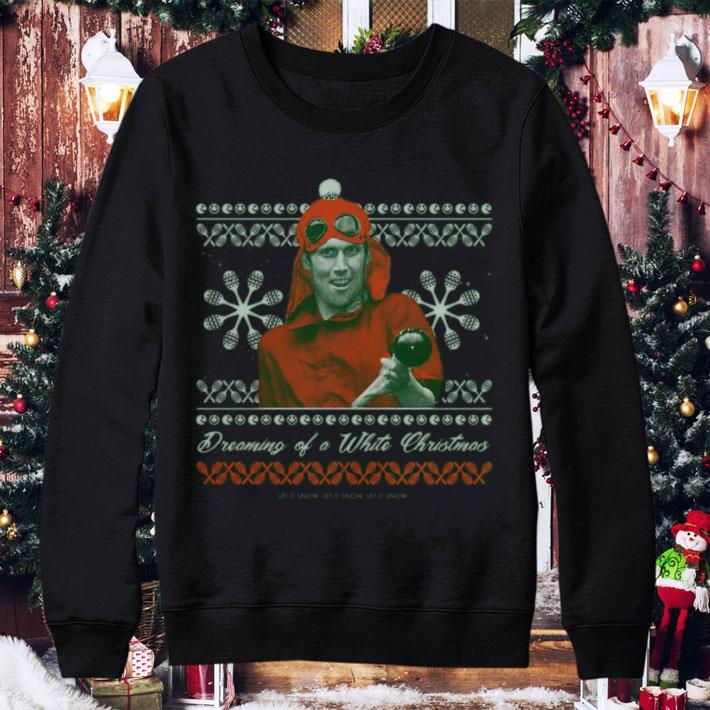 Best Novak Djokovic Dreaming of a White Christmas let it snow ugly shirt