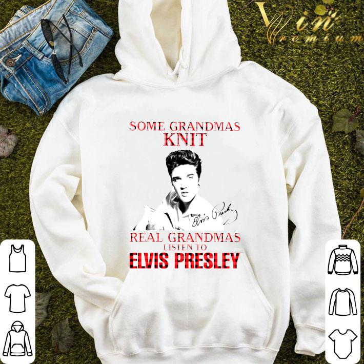 Some Grandmas Knit Real Grandmas Listen To Elvis Presley Signature Plaid shirt 3 Some Grandmas Knit Real Grandmas Listen To Elvis Presley Signature Plaid shirt