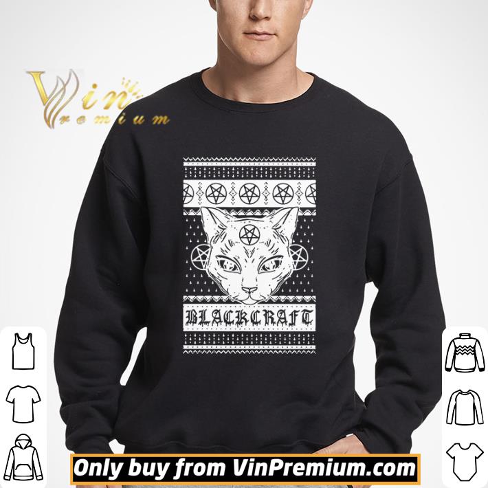 Cat Black Craft Ugly Christmas shirt