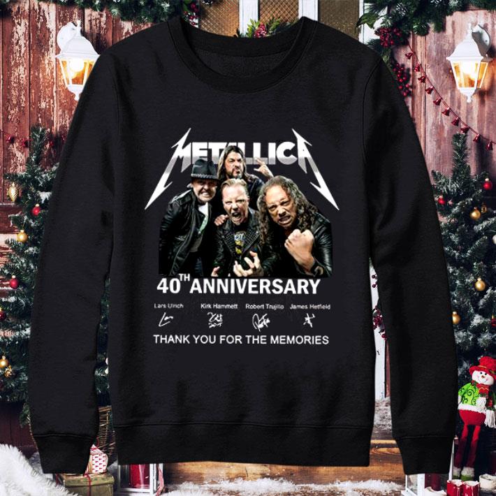 Funny Thank You Metallica 40th Anniversary Signatures shirt 3 Funny Thank You Metallica 40th Anniversary Signatures shirt