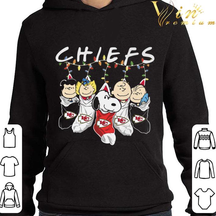 Kansas City Chiefs Friends Snoopy Characters Christmas shirt